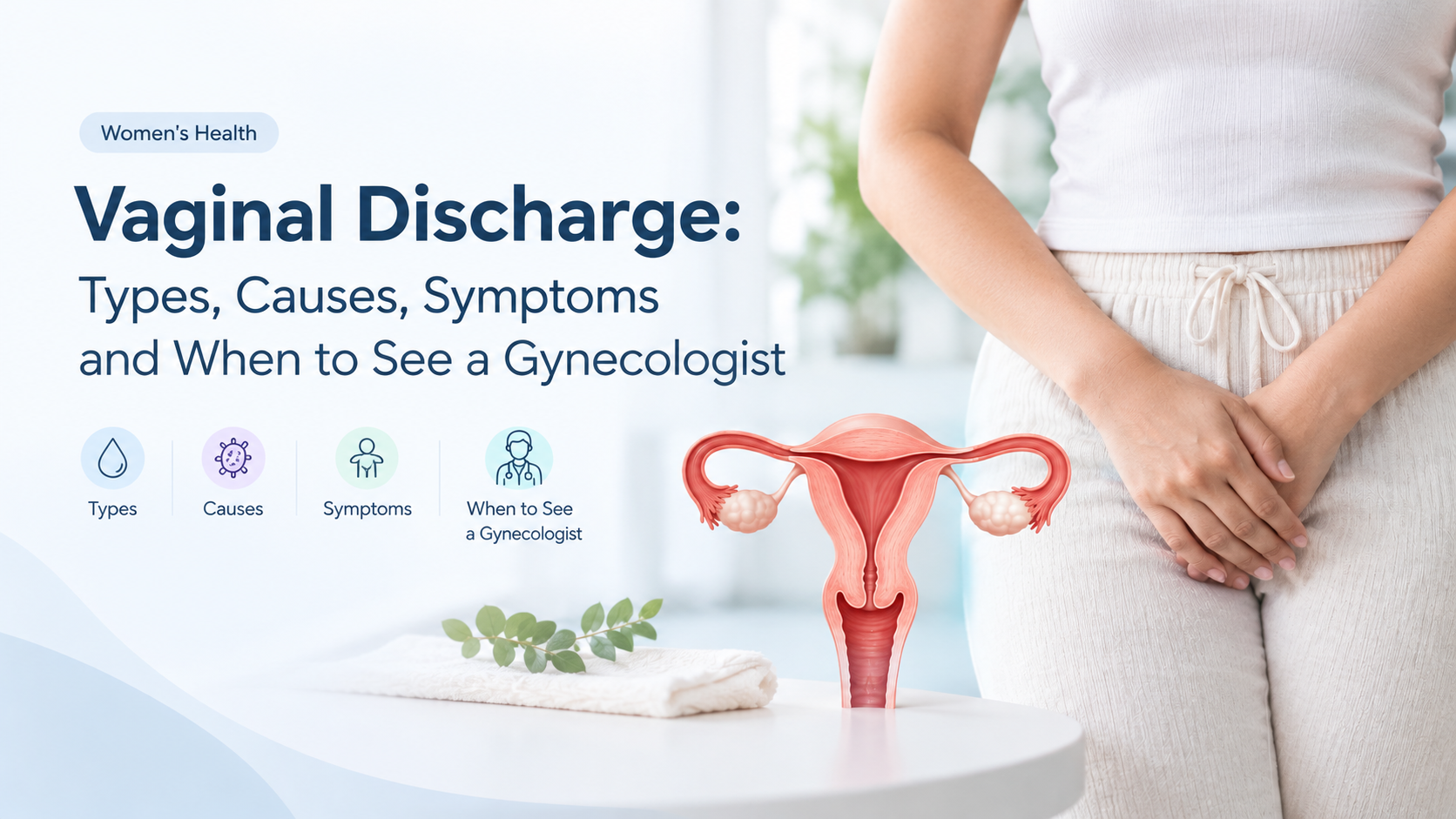 Vaginal Discharge: Types, Causes, Symptoms and When to See a Gynecologist
